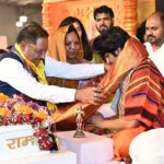 मुख्यमंत्री श्री विष्णुदेव साय दिव्य श्री हनुमंत कथा समारोह में हुए शामिल।