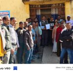 निजी मोबाइल से शिक्षकों के अटेंडेस vsk app का विरोध में माकड़ी विकास खंड सौंपा ज्ञापन।