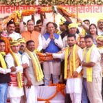 मुख्यमंत्री श्री विष्णु देव साय गोंडवाना आदर्श सामूहिक विवाह कार्यक्रम में हुए शामिल