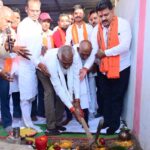 उप मुख्यमंत्री श्री विजय शर्मा ने 8.10 करोड़ की सिंचाई परियोजना नहर लाइनिंग कार्य का किया शुभारंभ