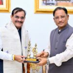 मुख्यमंत्री से सांसद विष्णु दत्त शर्मा ने की सौजन्य मुलाकात…..